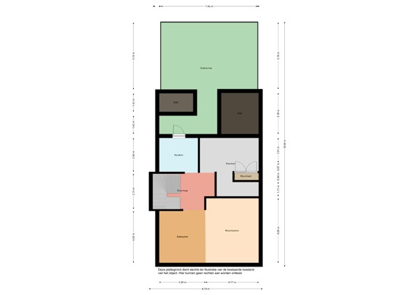 Floorplan - Engelenkampstraat 55, 6131 JE Sittard